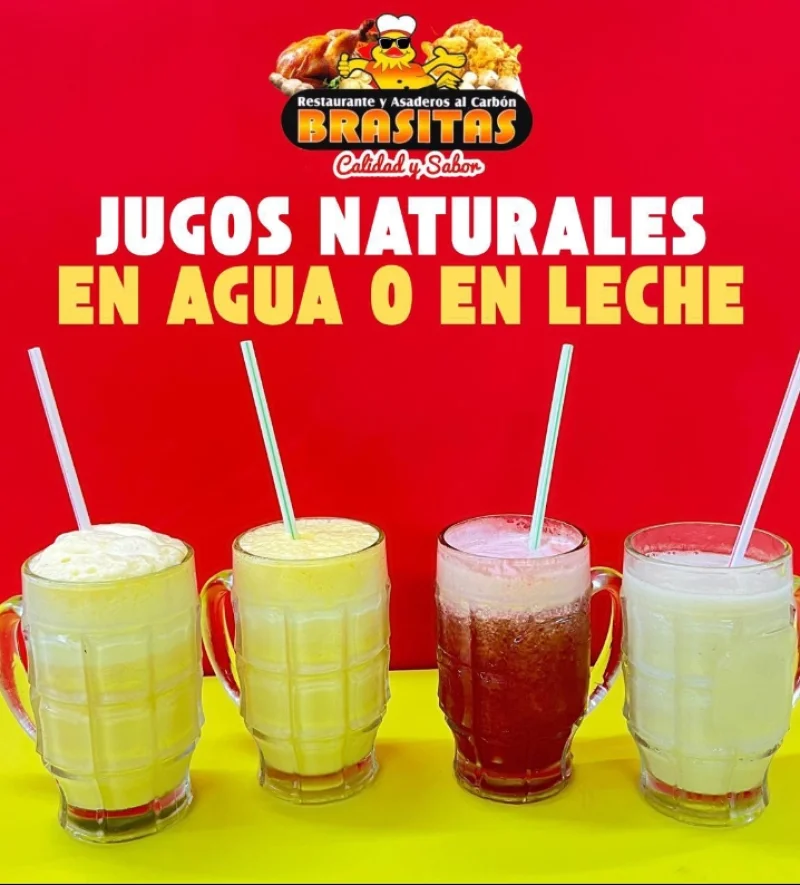 Jugos Naturales o en Leche