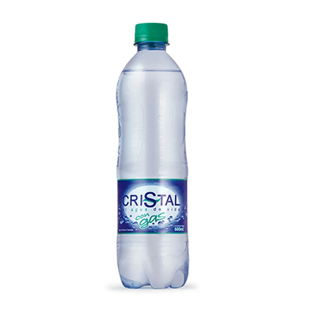 Agua Botella con Gas