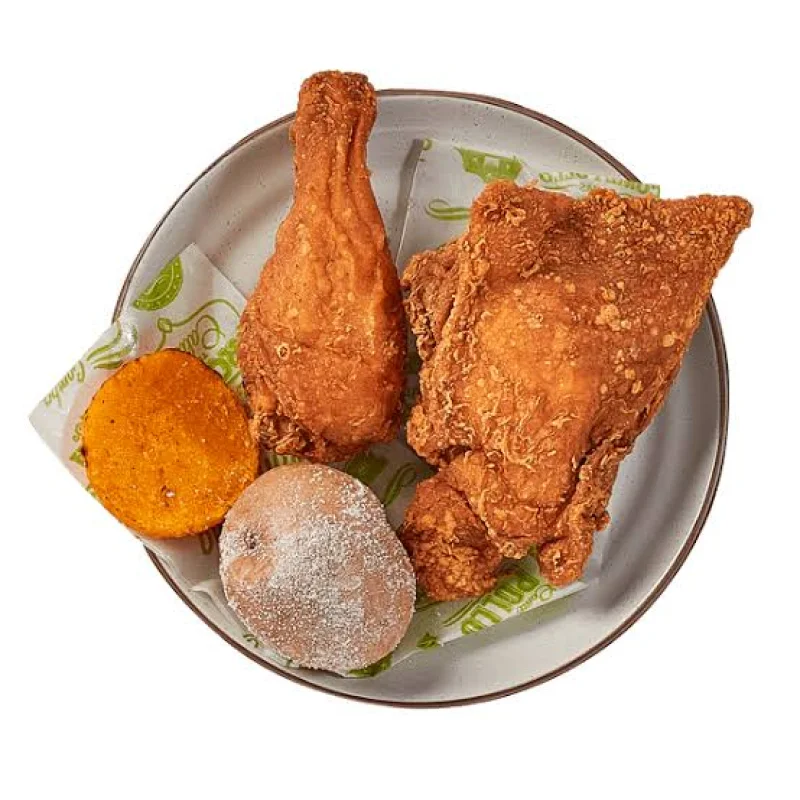 Bandeja 1/4 Pollo Apanado